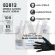 SUNLIGHT 82812 NITRILE GLOVES (NON-STERILE POWDER-FREE BLACK SIZE-M)