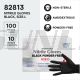 SUNLIGHT 82813 NITRILE GLOVES (NON-STERILE POWDER-FREE BLACK SIZE-L)