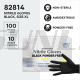 SUNLIGHT 82814 NITRILE GLOVES (NON-STERILE POWDER-FREE BLACK SIZE-XL)