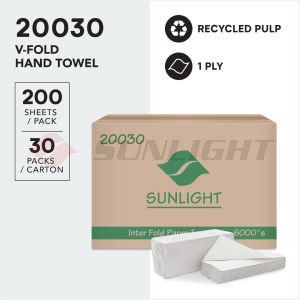 SUNLIGHT 20030 V-FOLD HAND TOWEL