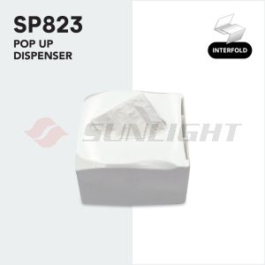 POP UP TISSUE DISPENSER (SP823) WHITE