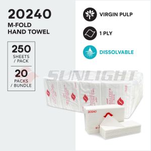 SUNLIGHT 20240 M-FOLD HAND TOWEL