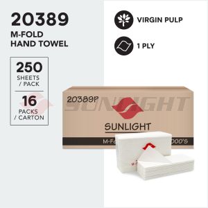 SUNLIGHT 20389P M-FOLD HAND TOWEL