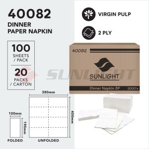 SUNLIGHT 40082 DINNER PAPER NAPKIN